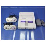 Super Nintendo Console w/ Controllers & Adapter