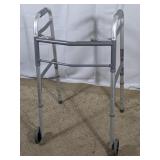 (1) Folding Medical Walker with Wheels