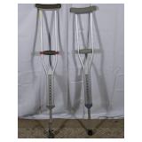 (2) Guardian Select Youth Aluminum Crutches