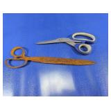 Vintage Tailor Shears and Utility Scissors Lot