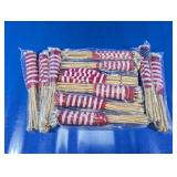 Bulk Lot of 120 Miniature US Stick Flags