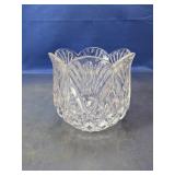 Fan & Diamond Pattern Scalloped Bowl