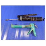 Vintage Hand-Operated Grease and Caulk Gun Duo