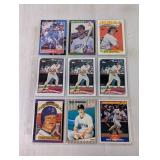 SHEET OF 9 MIKE GREENWELL CARDS