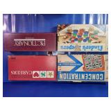 (4)Vintage Board Game Collection Lot