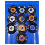 Vintage 7-Inch Vinyl 45 RPM Records
