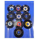 Vintage 45 RPM Vinyl Records Mixed Lot