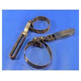 Pair of Steel Oil Filter Wrenches