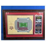 Texas A&M Aggies Kyle Field Framed Wall Display