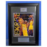 Kobe Bryant 60-Point Final Game Framed Display