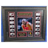 Michael Jordan Bulls Floor Piece Framed Display