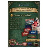 Dinner Is Handled Raffle- Retails $315