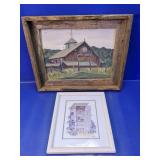 Framed Farmhouse and Garden Wall Art