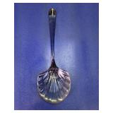 Scallop Shell-Shaped Metal Spoon