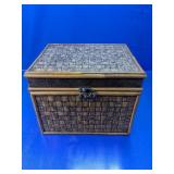 Woven Style Wooden Storage Box