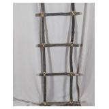Rustic Wood Ladder Wall Decor