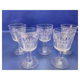 Clear Stemmed Goblet Drinking Glasses