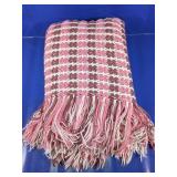 (1) Handcrafted Crocheted Throw Blanket