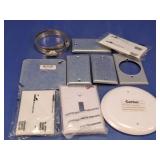 Assorted Electrical Box Covers & Clamp Lot