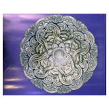 (1) Decorative Glass Charger Plate