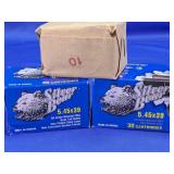(2) Silver Bear 5.45ï¿½39 Ammo Boxes