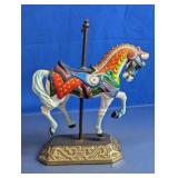 Carousel Horse Figurine on Decorative Base