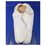 Ceramic Swaddled Baby Figurine