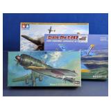 (3) Tamiya/Hasegawa/MMD Aircraft Model Kits