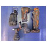 (5) RIDGID & JobMax Cordless Tool Attachments