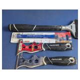 (4) Husky/Dasco Scrapers & Chisel Set