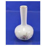 (1) Russ Berrie Floral Porcelain Bud Vase