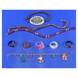 Assorted Casual Jewelry Lot with Christmas Charm