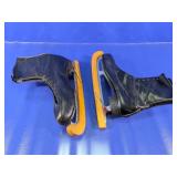 Canadian Flyer Ice Skates with Wood Guards