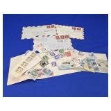 (1) Canadian Postage Stamps & Airmail Covers Lot