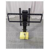 Adjustable TV Floor Stand Mount Black
