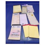 (9) Ampad & Assorted Memo Pads