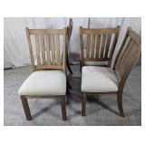 Wood Dining Chairs With Upholstered Seats