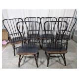 Wood Dining Chairs With Spindle Backs