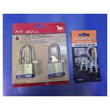 Pit Bull Padlocks & Lehigh Clamp Set