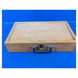 Wood Lathe Tool Set with Wooden Carrying Case