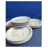 Floral Rim Salad/Dessert Plates