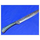 Decorative Patterned Blade Knife