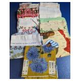 Assorted Vintage Linen Tea Towels