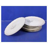 Kaysons "Golden Rhapsody" Fine China Saucer Plates