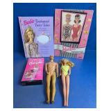 (5) Barbie Books, Dolls & VHS Lot