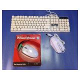 Vintage Keyboard and Mouse Computer Accessories