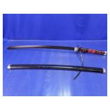 (1) Wood Handle Katana Sword