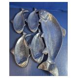 Metal Fish Decorative Objects