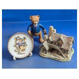 Decorative Miniature Plate & Figurine Lot