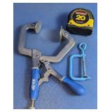 (3) Kreg/Craftsman Clamps & Tape